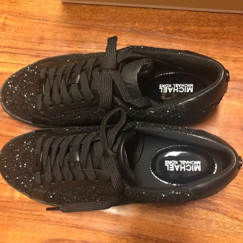 Women’s Michael Kors Glitter Sneaker - Picture 5 of 7